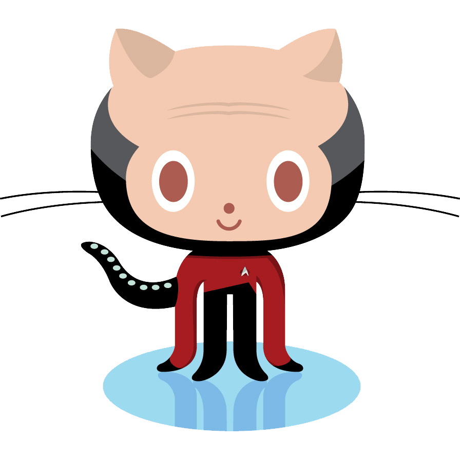 Jean-Luc Picard-styled Octocat
